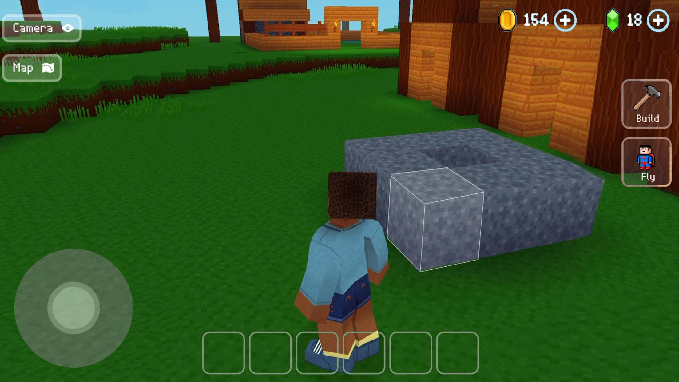 Block Craft 3D ブロッククラフト プレイ画面｜App Store公式
