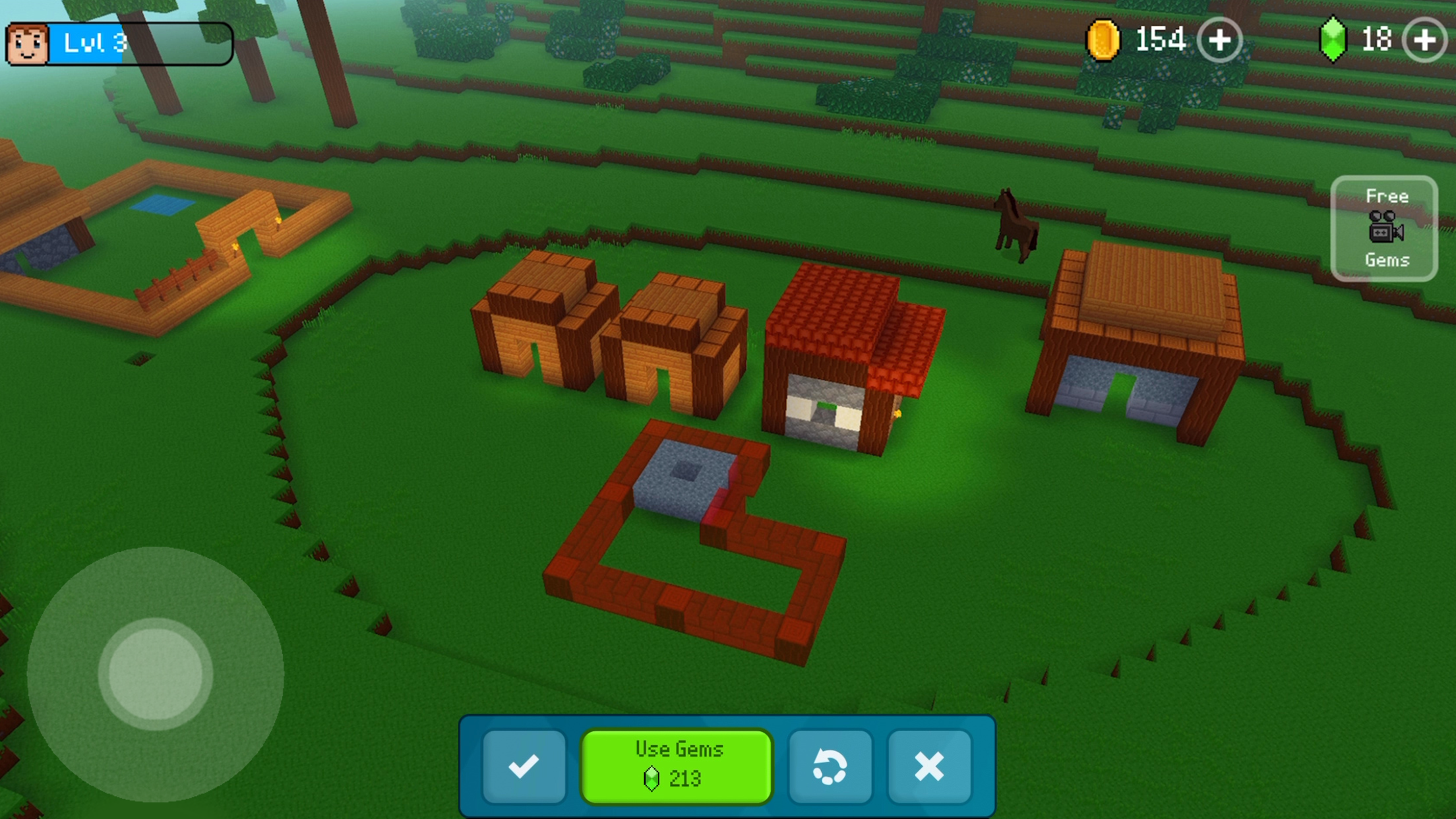 Block Craft 3D ブロッククラフト プレイ画面｜App Store公式