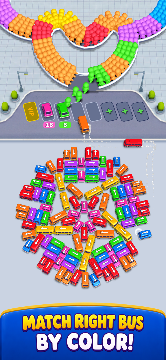 Bus Traffic Fever! プレイ画面|App Store公式