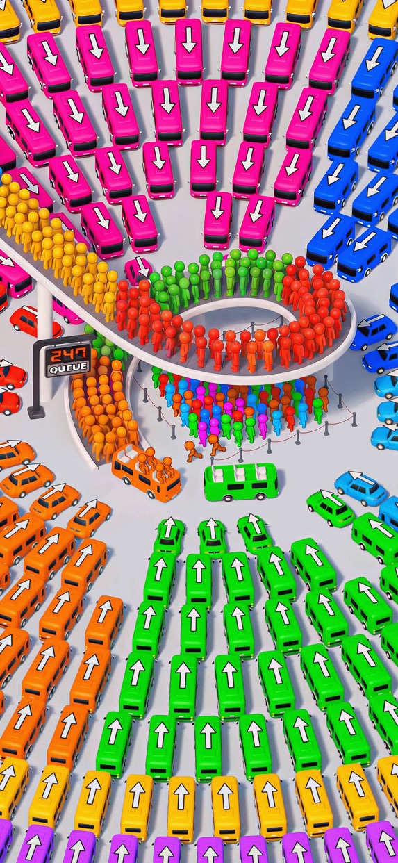 Car Jam バスストップジャム プレイ画面|App Store公式