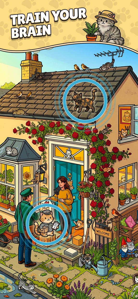 Find The Cat 2 プレイ画面｜App Store公式