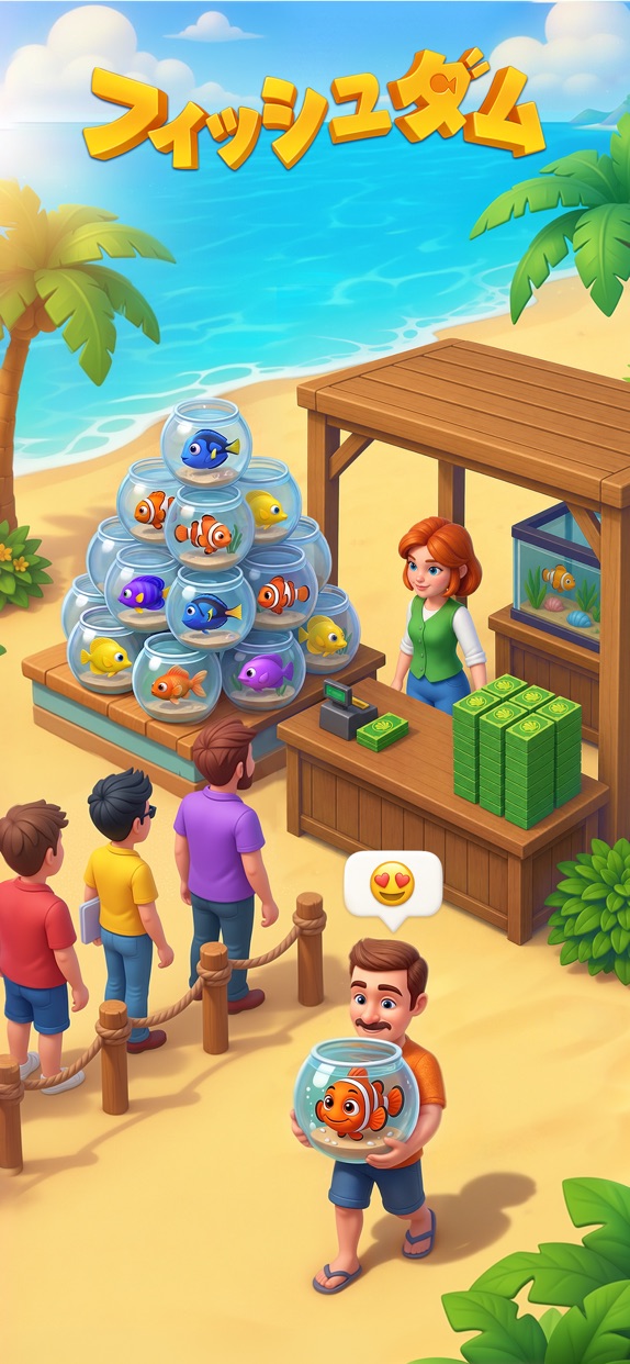 フィッシュダム プレイ画面|App Store公式