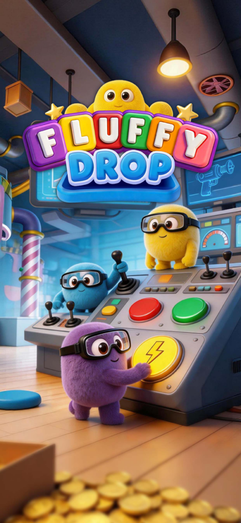 Fluffy Drop プレイ画面1｜App Store公式