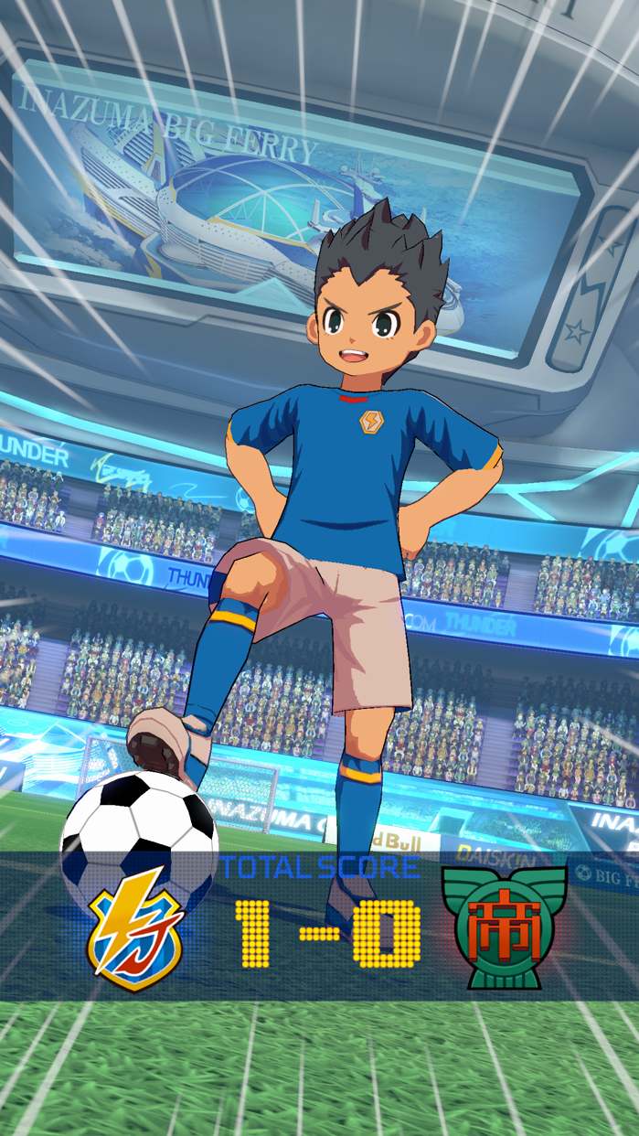 イナズマイレブン クロス プレイ画面｜App Store公式