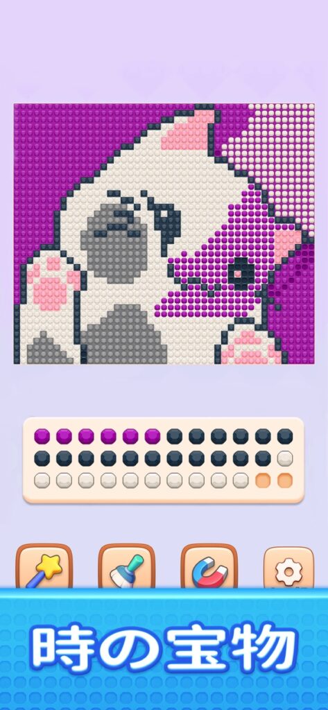 Jewel Coloring プレイ画面1｜App Store公式