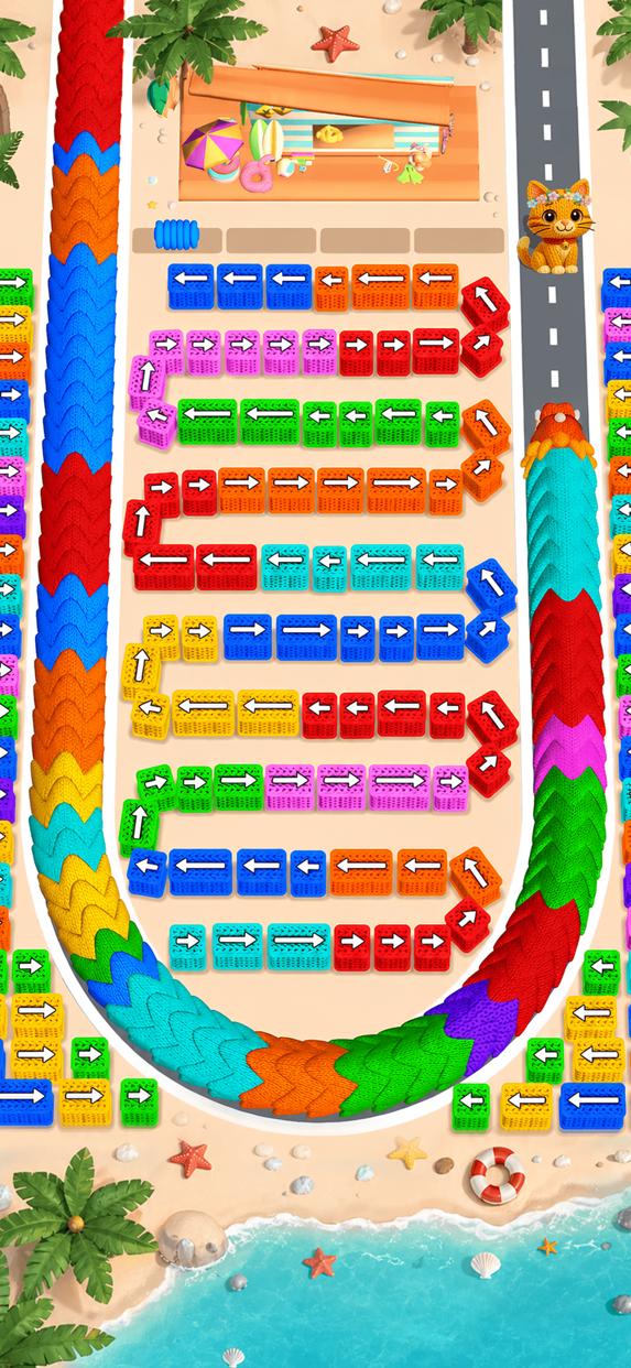 毛糸クラッシュ プレイ画面｜App Store公式