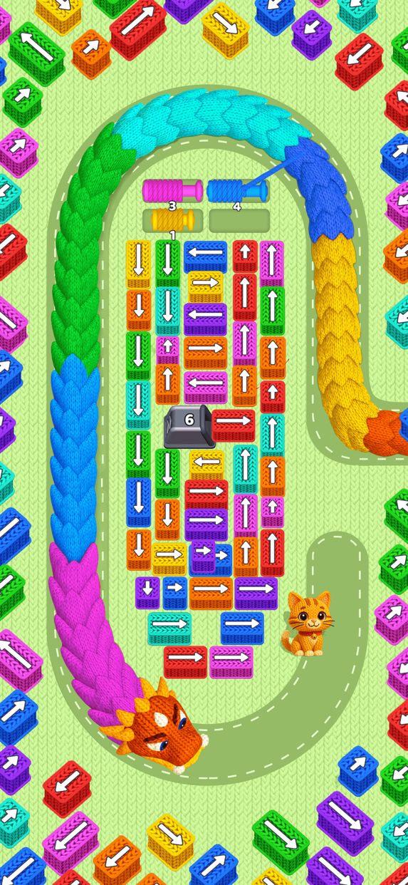 毛糸クラッシュ プレイ画面｜App Store公式
