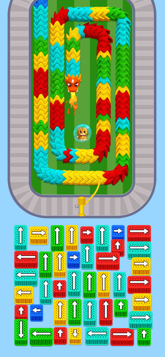 毛糸クラッシュ プレイ画面｜App Store公式