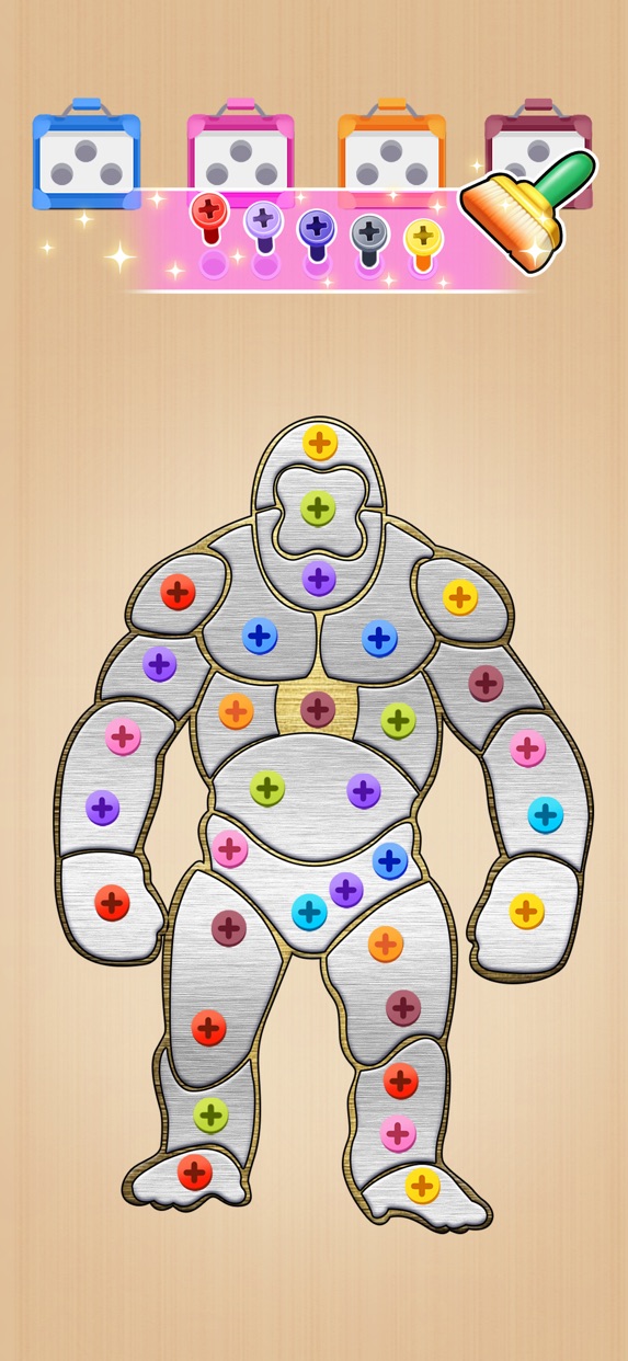ねじねじパズル プレイ画面｜App Store公式