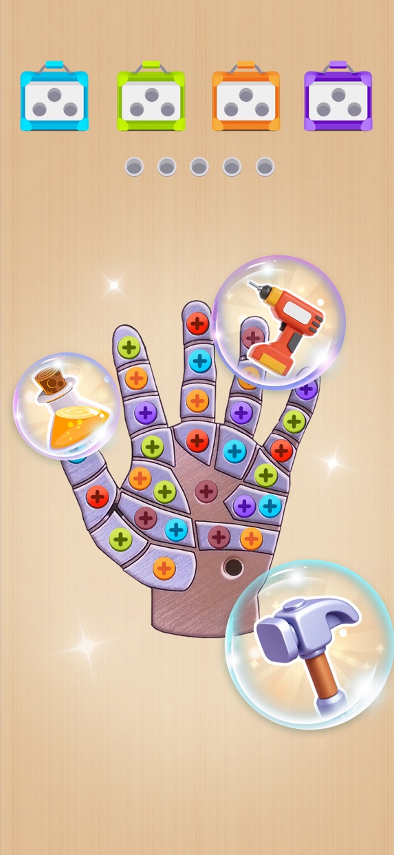 ねじねじパズル プレイ画面｜App Store公式