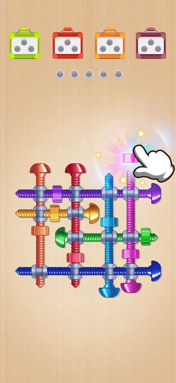 ねじねじパズル プレイ画面｜App Store公式