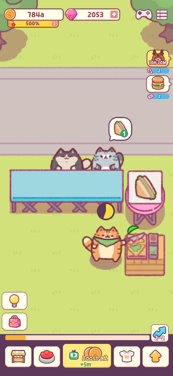 ねこのキッチン かわいい料理ゲーム プレイ画面｜App Store公式