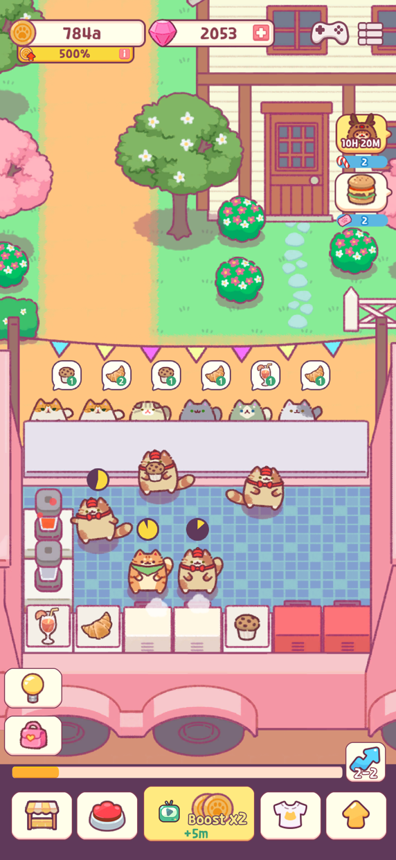 ねこのキッチン かわいい料理ゲーム プレイ画面｜App Store公式