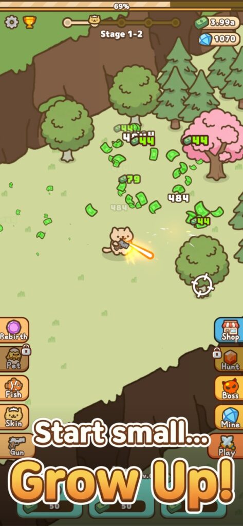 にゃんこ銃士 プレイ画面1｜App Store公式