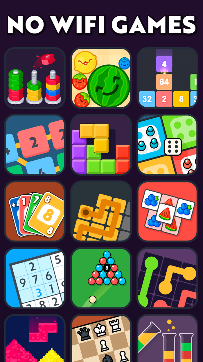 オフラインゲーム 暇つぶしゲーム プレイ画面｜App Store公式
