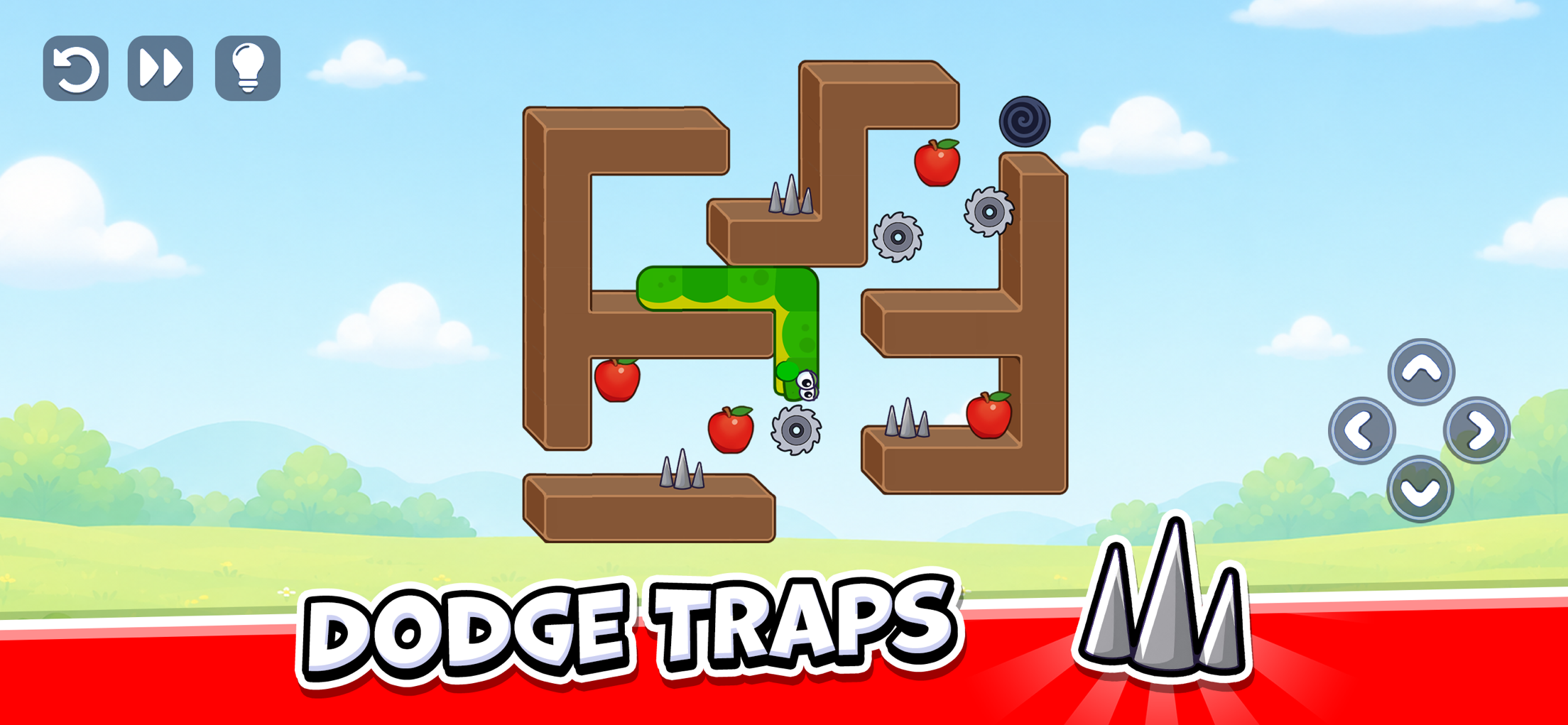 Snake Puzzle: Slither to Eat プレイ画面｜App Store公式