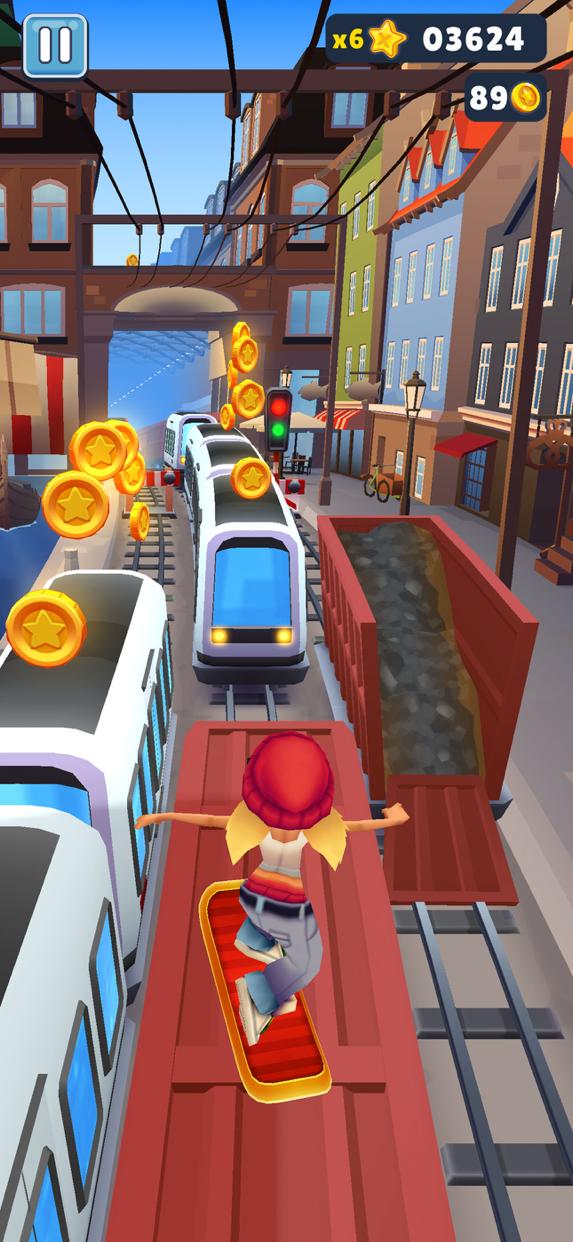 Subway Surfers サブウェイサーファーズ プレイ画面｜App Store公式