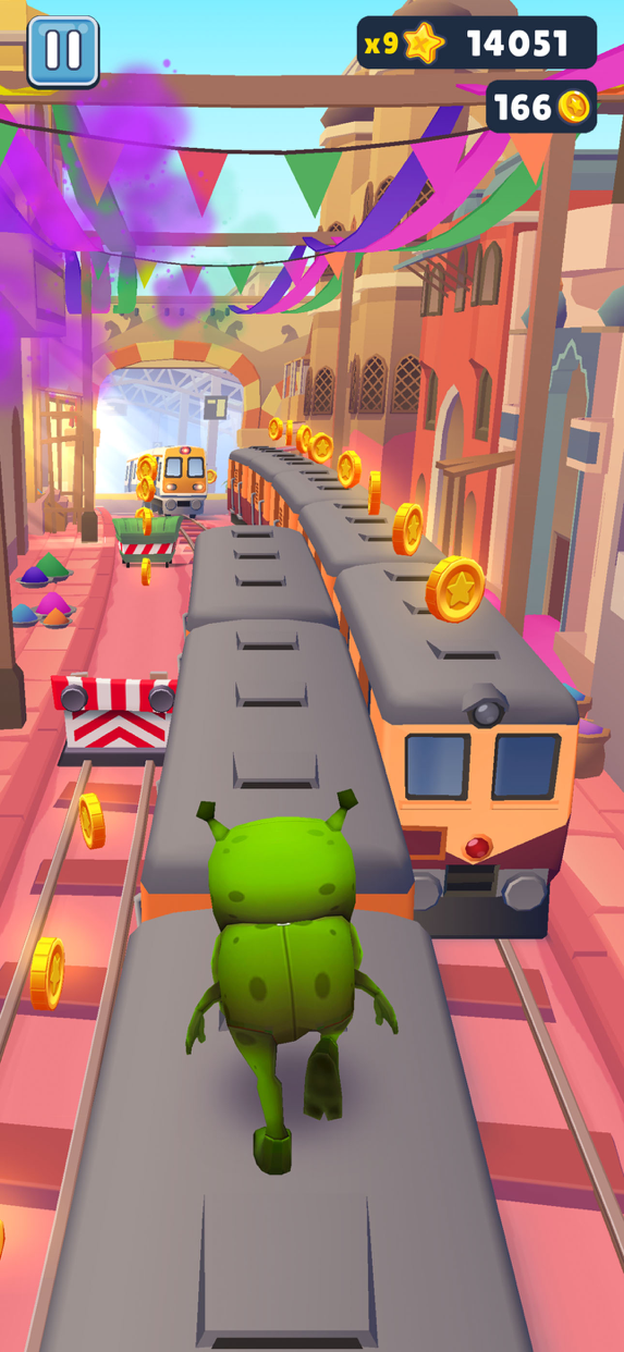 Subway Surfers サブウェイサーファーズ プレイ画面｜App Store公式