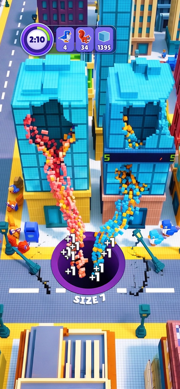 Suck it Up プレイ画面｜App Store公式