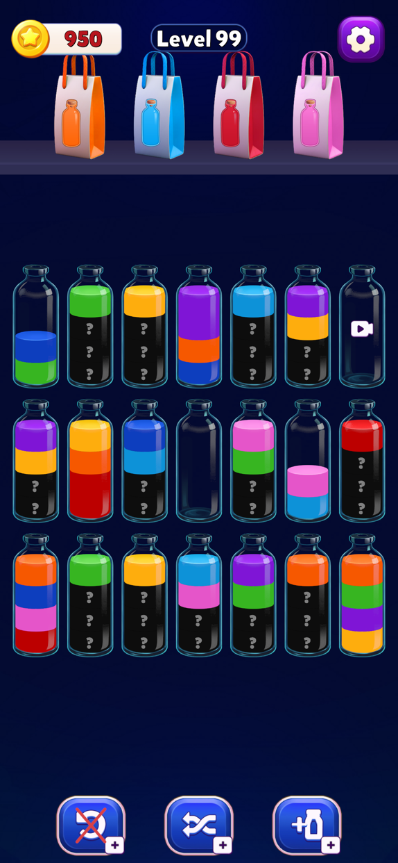Water Sort Puzzle - Order Up プレイ画面｜App Store公式
