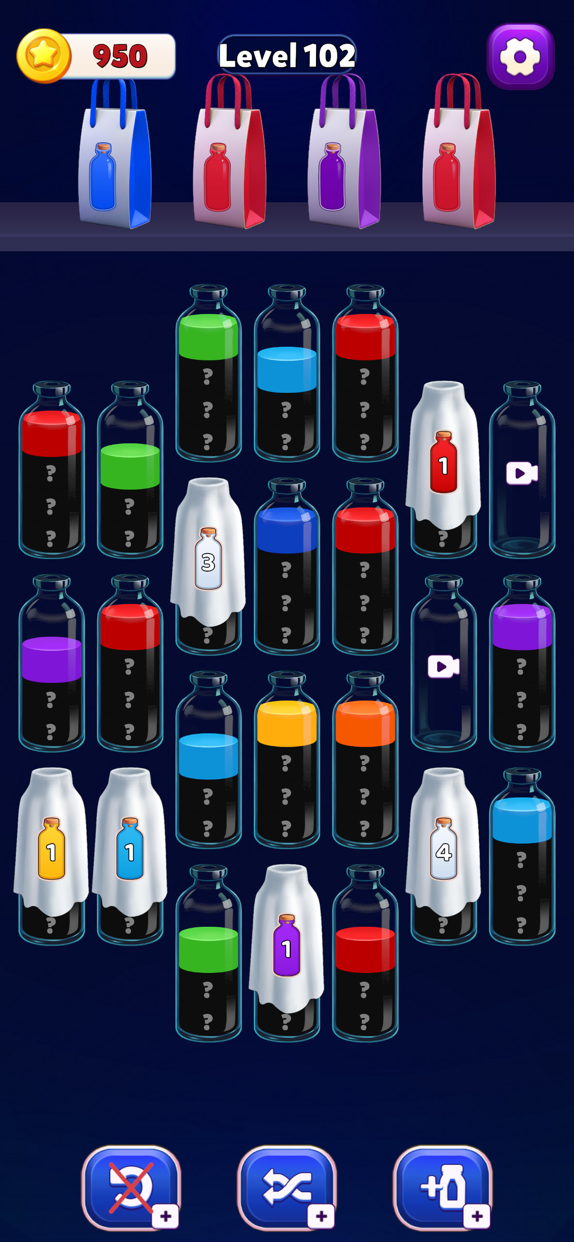 Water Sort Puzzle - Order Up プレイ画面｜App Store公式