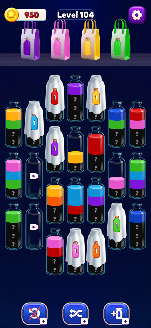 Water Sort Puzzle - Order Up プレイ画面｜App Store公式