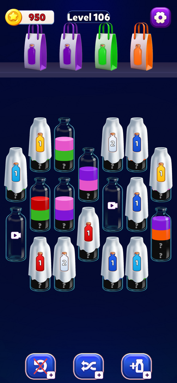 Water Sort Puzzle - Order Up プレイ画面｜App Store公式