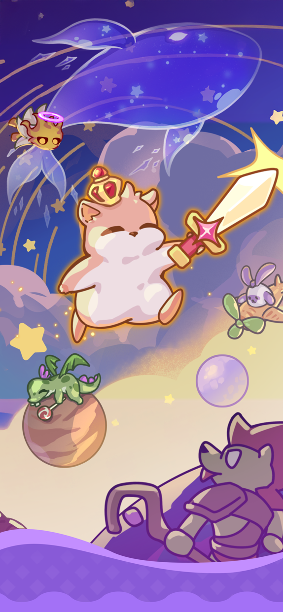 闇カワ!もふもふハムスター団 プレイ画面|App Store公式